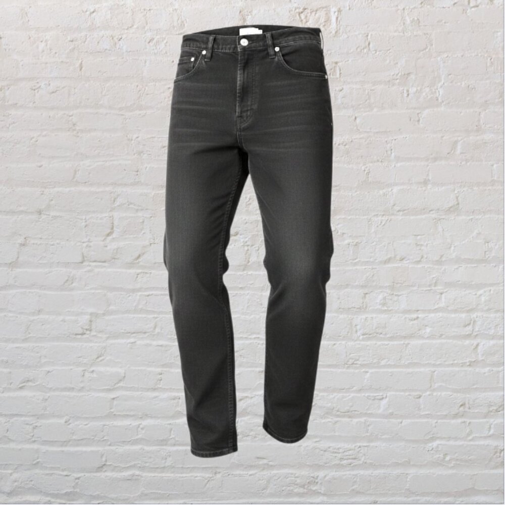 VINTAGE CALVIN KLEIN -- Corduroy Jeans, Black, Straight Leg, 5 Pocket, Size 10